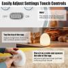 Harmobub Baby Night Light, Silicone Egg Light for Kids, Portable Touch Night Lamp with 11 Colors Changing, Nursery Night Light for Breastfeeding, BPA Free, Eye Caring, Soft view 3