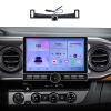 10 inch Car Stereo Dash Kit Replacement for Toyota Tacoma Radio Upgrade 2016-2021,QLED Touch Screen Head Unit w/Wired Wireless CarPlay Andriod Auto GPS Navigation FM/AM Radio Knob (2016-2021 4G+64G) view 1