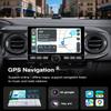 10 inch Car Stereo Dash Kit Replacement for Toyota Tacoma Radio Upgrade 2016-2021,QLED Touch Screen Head Unit w/Wired Wireless CarPlay Andriod Auto GPS Navigation FM/AM Radio Knob (2016-2021 4G+64G) view 3