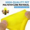 Automotive Wire Loom Tubing, Split Braided Cord Protectors from Pets No Chew, Flexible Cable Sleeve Cable Management for TV/Computer/Electric Wires (Yellow, 1/2"-10ft) view 3