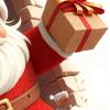 2PCS Santa Claus Wall Stickers, Christmas Santa Breaking Brick Decorations, Easy to Apply Holiday Decoration, 3D Christmas Decal Accessory for Home Party Living Room Bedroom Kitchen view 4