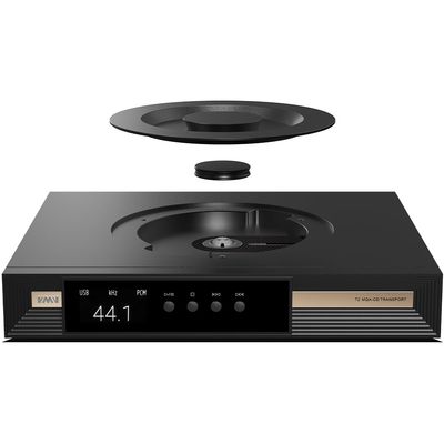 S.M.S.L V.M.V T2 MQA-CD Player Hi-Res USB DAC High-End Bluetooth Digital Signal Clock Re-Lay, Hi-End Class CD Program Flagship DAC, Clock Input and Output, 32bit/768kHz DSD512 with Remote Control