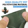 Automotive Wire Loom Tubing, Split Braided Cord Protectors from Pets No Chew, Flexible Cable Sleeve Cable Management for TV/Computer/Electric Wires (Deep Green, 1/2"-10ft) view 3