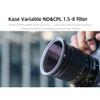 Kase 72mm Variable ND 1.5-8 Stops + CPL 2 in 1 SLR Camera Lens Filter, ND3 to ND236 Adjustable Multicoated Neutral Density and Circular Polarizing Effect Filter, HD Optical Glass, No Vignetting view 2