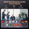 AI Voice Recorder, Digital Voice Recorder with Transcription & Summarize & Translation, 80GB Voice to Text Meeting Recorder and Transcriber, Support 134 Languages, AI Recorder Device for Lectures view 4