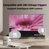 100" Fresnel Floor Rising Projector Screen Motorized for Long/Standard Shrow Projector,Movie Screen for Home Theater,ALR Projector Screen Motorized 4K/8K Ultra HD, Active 3D view 3