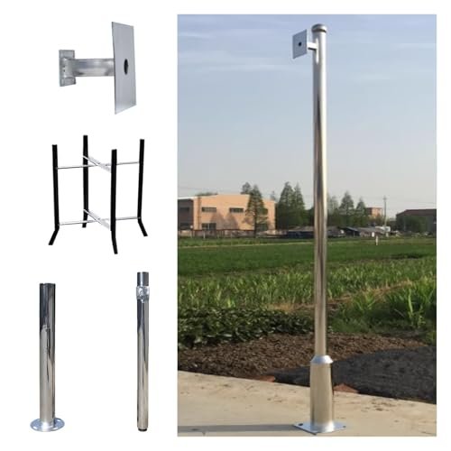 Adjustable 3.5m Security Camera Pole Stand Kit - Extra-Long Sections for Enhanced Surveillance, Universal Compatibility, Easy Installation, Durable Design