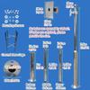 Adjustable 3.5m Security Camera Pole Stand Kit - Extra-Long Sections for Enhanced Surveillance, Universal Compatibility, Easy Installation, Durable Design view 2