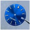 28.5mm NH35 Dial 62 Modified Replacement Parts Green Luminous Suitable Fit NH35N/H36 NH35 Watch Dial(Ice Blue) view 4
