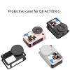 Silicone Protective Case for DJI Osmo Action 6, 4-in-1 Set Silicone Camera Body Sleeve/Lens Cover/Lost-Proof Rope/Lanyard Full Protective Case with Lens Cap for Osmo Action 6 (Gray) view 3