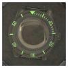 40mm Transparent Style Case - Luminous Bezel & Acrylic Crystal For NH35 NH36 4R36 Movements(Half Marker) view 4