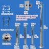 Adjustable Security Camera Pole Stand Kit - Extra-Long 300cm for Enhanced Surveillance, Easy Installation, Universal Compatibility, Ideal for Outdoor Monitoring view 2