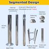 Adjustable Security Camera Pole Stand Kit - Extra-Long 300cm for Enhanced Surveillance, Easy Installation, Universal Compatibility, Ideal for Outdoor Monitoring view 4