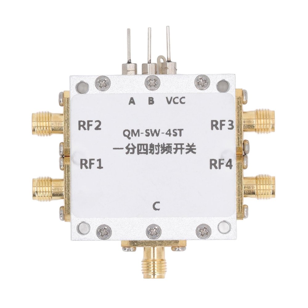 SUNGOOYUE SP4T RF Module 0.1 to 6GHz Low Light Loss Module for Light for Radio Coverage and CNC Structure