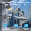4K Security Cameras Wireless Outdoor, No Subscription, Works in -14F Cold [2026 New] Solar-Powered Home Security Camera System with 360 Auto Tracking, Color Night Vision, 5G & 2.4G WiFi, Easy Setup view 4