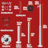 Outdoor Security Camera Pole with Lightning Rod 98.4in Durable Surveillance Solution for Backyard Safety, Weather-Resistant, Enhanced Protection for Home Security Systems. view 2