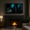 Soulaca 43 inches 4K UHD Smart Mirror TV with Obsidian Black Aluminum Frame Waterproof IP65 Bathroom Living Room Hidden TV webOS ATSC DTV ThinQ Voice Control Built-in Streaming Apps view 2