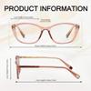 FancyPink Women's Blue Light Blocking Glasses - Cateye Acetate Tr90 Frame Anti Blue Light Glasses for Women view 3
