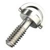 Quick Release Plate Mounting Screws Long 1/4" D-Ring Screw Stainless Steel for Camera Tripod Quick Release Plate Silver view 2