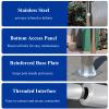 Outdoor Splicing Stainless Steel CCTV Pole, All-Weather Security Camera Pole with Cross Arm, Pole Camera Mount for Residential Area/Farm(4m(13.1ft/3 Sections)) view 4