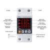 3IN1 Display Din Rail Adjustable Over Under Voltage Surge Protector Relay Over Current Protection Kwh Power Meter 230V 63A view 2
