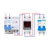 3IN1 Display Din Rail Adjustable Over Under Voltage Surge Protector Relay Over Current Protection Kwh Power Meter 230V 63A view 4