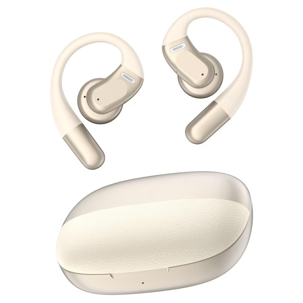 HORNORM Open Ear Headphones, Bluetooth 5.4 Earphones Stereo Sound,54H Playtime, HD Clear Calls,Touch Control, Lightweight Comfort Wireless Open Ear Earbuds Fit Sports, Running, Cycling (Rose Gold)