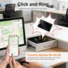 Vrebrey Wallet Tracker Card 2-Pack, Slim Rechargeable Bluetooth Item Locator, Smart Finder Compatible with Apple Find My for Wallet & Luggage, IP68 Waterproof (iOS Only) view 4