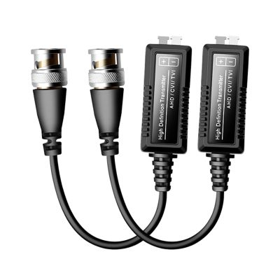 BTDCVS 1Pair AHDs//Twisted BNC CCTV Video Balun Passive Transceivers Balun BNC Cat5 CCTV Video Balun