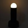 Aqur2020 Handheld Night Light Rechargeable Soft Ambient Light Stable Base for Bedrooms, Warm for Bedside Tables, USB Charging, Portable Design (Black) view 3