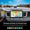 (4G+64G) for Toyota RAV4 Radio Upgrade-10inch QLED Touchscreen Car Stereo Replacement 2013-2018 Wireless Carplay Android Auto MirrorLink Airplay SWC FM/AM GPS Navigation Media Player Head Unit view 3