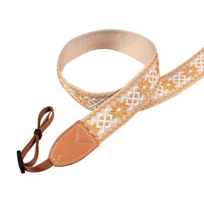 YXLYFDLY Golden Camera Strap, Embroidery Camera Neck Strap for Photographers, Versatile Design(Style1)
