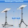 Starlink Gen 3 Mount, Heavy Duty Starlink Tripod Stand with Adapter, Windproof Starlink Standard Mount with Non Slip Feet,Portable Starlink Accessories for Outdoor Travel Hiking view 2