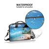 Adornori Ocean Laptop Sleeve Case 15 Inch Laptop Bag Beach Island Computer Briefcase with Shoulder Straps for Men Women view 3