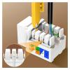 10PCS Cat6 Keystone Jacks, Ethernet Punch-Down Connectors, 90 Degree Module Couplers view 3