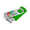 100 Pack Custom USB Flash Drives 8GB USB 2.0,Bulk Personalized Thumb Drives with Logo for Business, Events, Text or Image Printing, JBOS Customized Memory Sticks-Green view 4