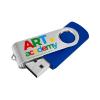 500 Pack Custom USB Flash Drives 2GB USB 2.0,Bulk Personalized Thumb Drives with Logo for Business, Events, Text or Image Printing, JBOS Customized Memory Sticks-Royal Blue view 4