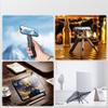 Adjustable Laptop Stand For Desk With Magnetic Phone Holder, Aluminum Alloy Portable Foldable Computer Riser, Magnetic Tripod Phone Holder For Travel & Video view 4