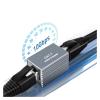 10Gbps RJ45 Ethernet Coupler Adapter, Aluminum Alloy Female to Female Cat5E Cat6 Cat7(10PCS,Black) view 3