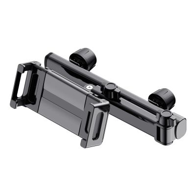 MENGLANSI Car Headrest Mount for Tablets and Phones Adjustable Rotation Aluminum Alloy Holder Backseat Entertainment