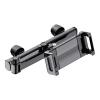 MENGLANSI Car Headrest Mount for Tablets and Phones Adjustable Rotation Aluminum Alloy Holder Backseat Entertainment view 3