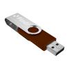 100 Pack Custom USB Flash Drives 16GB USB 3.0,Bulk Personalized Thumb Drives with Logo for Business, Events, Text or Image Printing, JBOS Customized Memory Sticks-Brown view 3