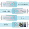 100 Pack Custom USB Flash Drives 32GB USB 3.0,Bulk Personalized Thumb Drives with Logo for Business, Events, Text or Image Printing, JBOS Customized Memory Sticks-Light Blue view 2