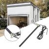 433.92MHz Extended Range Receiver Antenna Compatible for Migh-ty for Mule for GTO Smart Gate Openers, Wall Mounted Stainless Steel Bracket, 2m Cable for Remote Gate Control Systems view 2