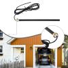 433.92MHz Extended Range Receiver Antenna Compatible for Migh-ty for Mule for GTO Smart Gate Openers, Wall Mounted Stainless Steel Bracket, 2m Cable for Remote Gate Control Systems view 3