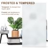 84" H 5-Lite Frosted Glass & MDF Sliding Barn Door with Installation Hardware Kit,36" x 84" view 3