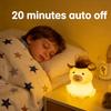 Bestfaith Cute Highland Cow Night Light, LED Squishy Night Lamp, 2 Levels Dimmable Timer Nursery Nightlight for Kids, Rechargeable Touch Lamp, Dorm Decor, Kids Funny Gifts (Highland Cow) view 3