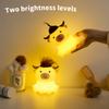 Bestfaith Cute Highland Cow Night Light, LED Squishy Night Lamp, 2 Levels Dimmable Timer Nursery Nightlight for Kids, Rechargeable Touch Lamp, Dorm Decor, Kids Funny Gifts (Highland Cow) view 4