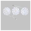 95MM PLD10010B12HH DC12V 0.40A 4-Pin Graphics Card Fan, Compatible for MSI  Compatible for GeForce RTX 4070 Ti GAMING TRIO WHITE Graphics Card Cooling Fans(3PCS) view 1