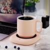 Energy Efficient USB Heated Mug Pad 2-Touch Temp Modes Auto Shut-Off Design Stainless Steel Compatible Energy Efficient USB Powered view 3